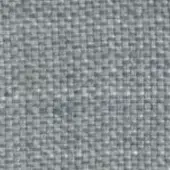 Gray woven textile with irregular pattern, matte finish, and dense, intersecting threads; faint dark marking visible on surface.